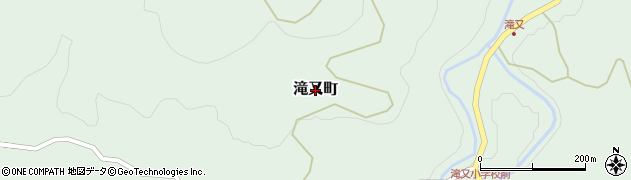 石川県輪島市滝又町周辺の地図