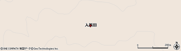 福島県田村市滝根町神俣（入新田）周辺の地図