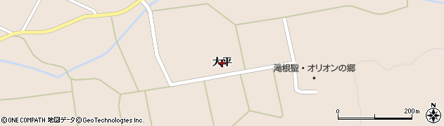 福島県田村市滝根町神俣（大平）周辺の地図