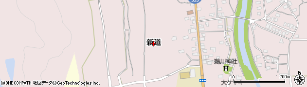 新潟県柏崎市新道周辺の地図