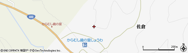 福島県昭和村（大沼郡）佐倉（愛宕山）周辺の地図