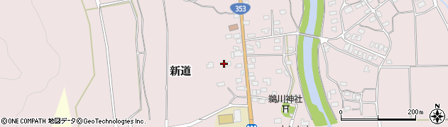 柏崎市立　新道児童クラブ周辺の地図
