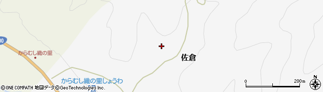 福島県昭和村（大沼郡）佐倉（糸沢）周辺の地図