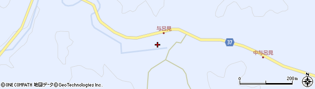 石川県輪島市三井町（与呂見嘉）周辺の地図