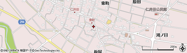 福島県須賀川市仁井田板屋204周辺の地図