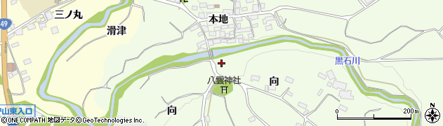 福島県郡山市田村町大供周辺の地図