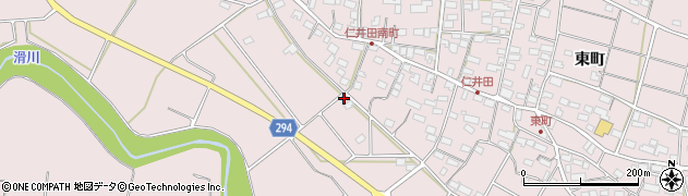 福島県須賀川市仁井田（明内）周辺の地図