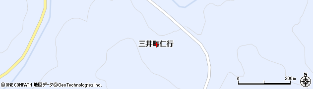 石川県輪島市三井町仁行周辺の地図