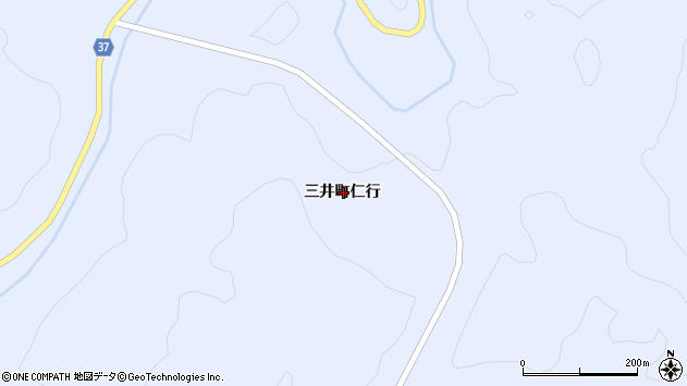 〒929-2367 石川県輪島市三井町仁行の地図