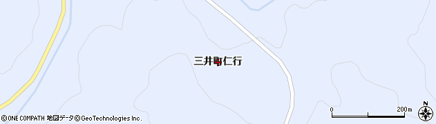 石川県輪島市三井町（仁行）周辺の地図
