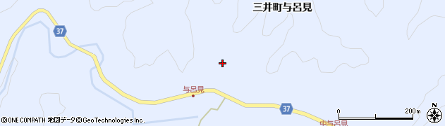 石川県輪島市三井町（与呂見和）周辺の地図
