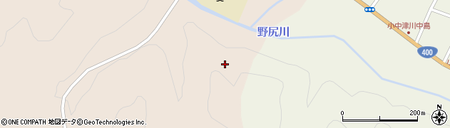 福島県昭和村（大沼郡）下中津川（堂ノ沢）周辺の地図