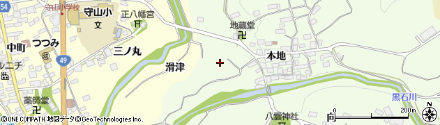 福島県郡山市田村町大供（前田）周辺の地図
