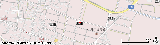 福島県須賀川市仁井田原田78周辺の地図