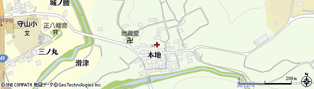 福島県郡山市田村町大供（本地）周辺の地図