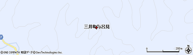 石川県輪島市三井町（与呂見）周辺の地図