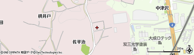福島県須賀川市仁井田（佐平治）周辺の地図