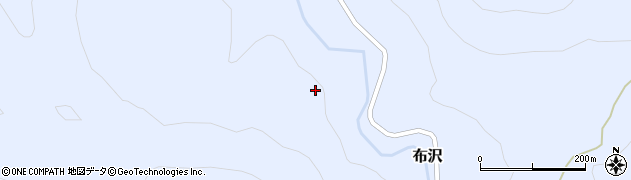 福島県只見町（南会津郡）布沢（木滝）周辺の地図
