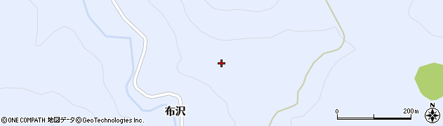 福島県只見町（南会津郡）布沢（界野）周辺の地図
