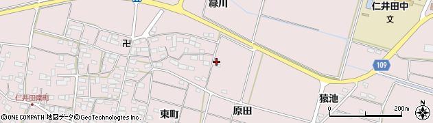 福島県須賀川市仁井田原田36周辺の地図