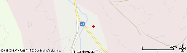 新潟県柏崎市大河内新田周辺の地図
