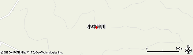 福島県大沼郡昭和村小中津川周辺の地図