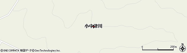 福島県昭和村（大沼郡）小中津川周辺の地図