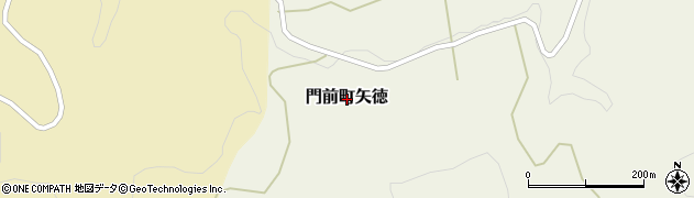 石川県輪島市門前町矢徳周辺の地図