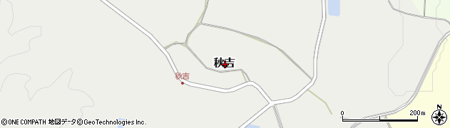 石川県鳳珠郡能登町秋吉周辺の地図