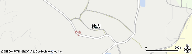 石川県能登町（鳳珠郡）秋吉周辺の地図