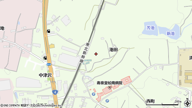 〒962-0403 福島県須賀川市滑川の地図