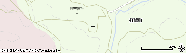石川県輪島市打越町（豆木）周辺の地図