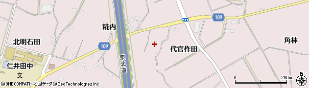 福島県須賀川市仁井田（森川内）周辺の地図