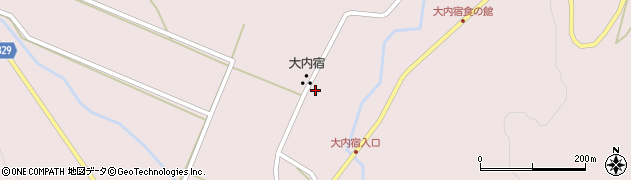 福島県下郷町（南会津郡）大内（山本）周辺の地図