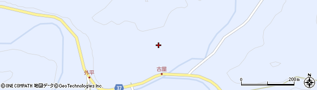 石川県輪島市三井町（仁行古屋前）周辺の地図