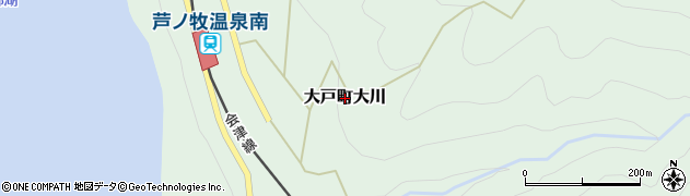 福島県会津若松市大戸町大字大川（桑原）周辺の地図