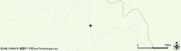 福島県昭和村（大沼郡）野尻（横路）周辺の地図
