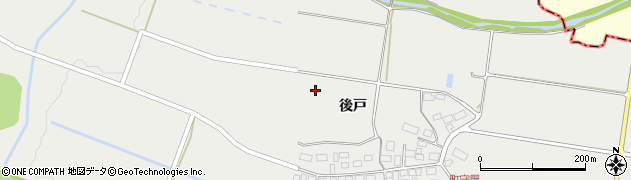 福島県須賀川市守屋（後戸）周辺の地図