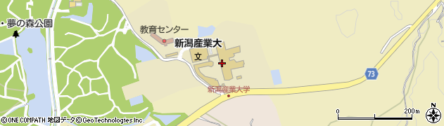 新潟産業大学　学生課国際センター　事務室周辺の地図