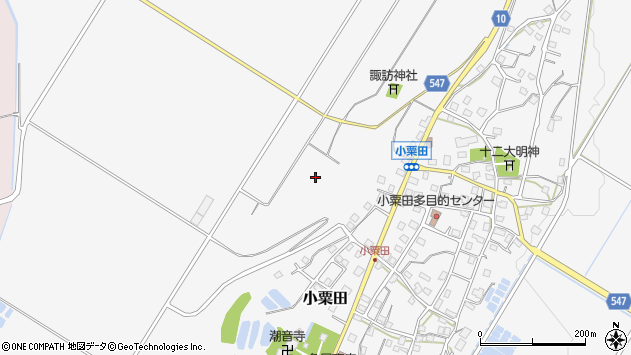 〒947-0041 新潟県小千谷市小粟田の地図