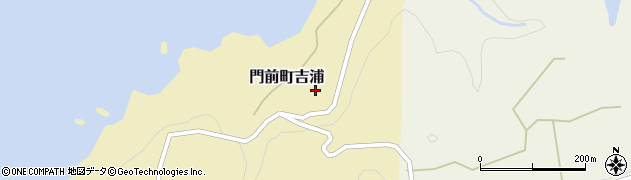石川県輪島市門前町吉浦（チ）周辺の地図