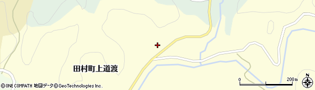福島県郡山市田村町上道渡樋ノ口周辺の地図