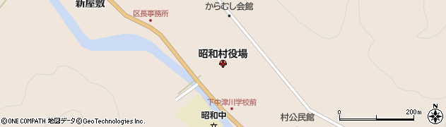 福島県昭和村（大沼郡）周辺の地図