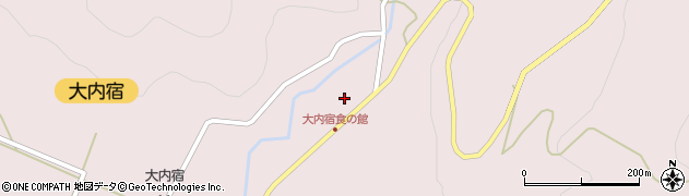 福島県下郷町（南会津郡）大内（薬水）周辺の地図