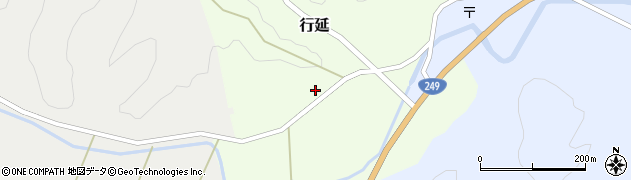 石川県鳳珠郡能登町行延周辺の地図