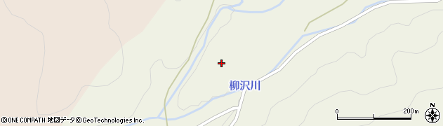 福島県昭和村（大沼郡）小中津川（中ノ又平）周辺の地図