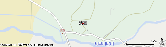 石川県能登町（鳳珠郡）清真周辺の地図