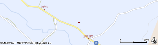 福島県小野町（田村郡）浮金（島之越）周辺の地図