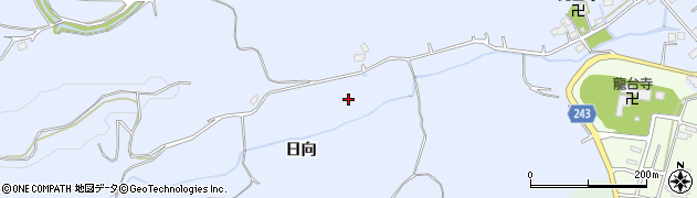 福島県双葉郡富岡町本岡日向周辺の地図
