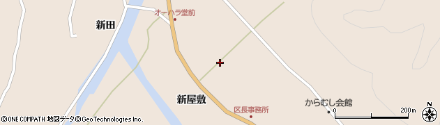 福島県昭和村（大沼郡）下中津川（重郎）周辺の地図